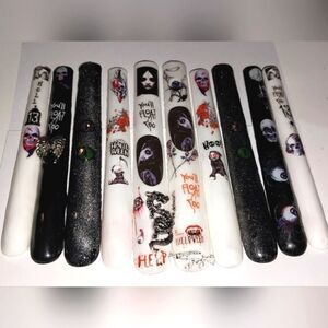 Hand crafted custom 10pc xxxl acrylic press on nails sz large
